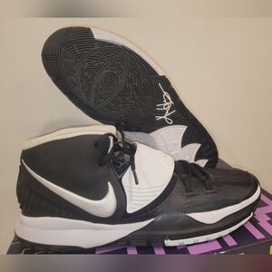 Nike Kyrie 6 TB Basketball Shoes Mens Size 18 Promo Black/White CW4142-001